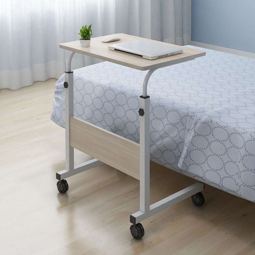 Homme's portable laptop desk for home office with wheels, perfect for working from bed or couch