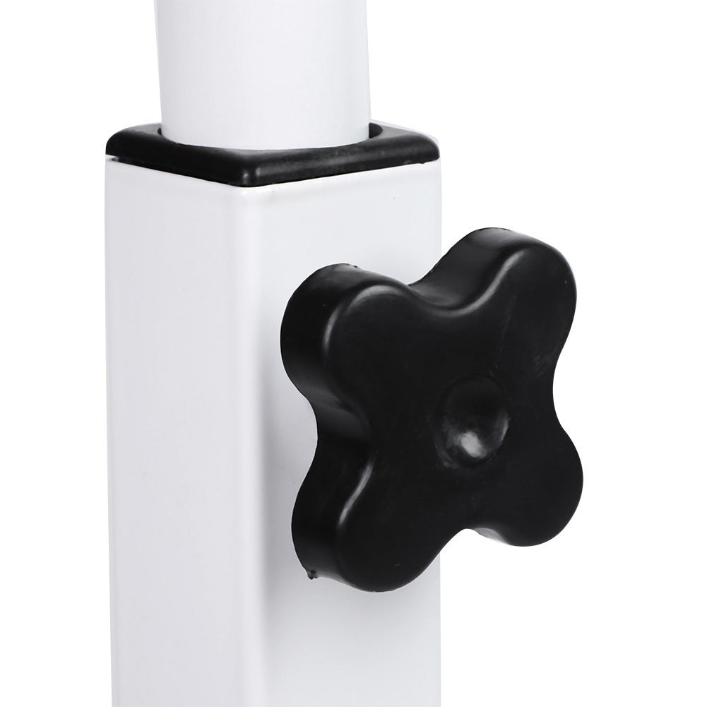 Adjustable mechanism of a portable laptop desk for home office with black knob for easy height adjustments