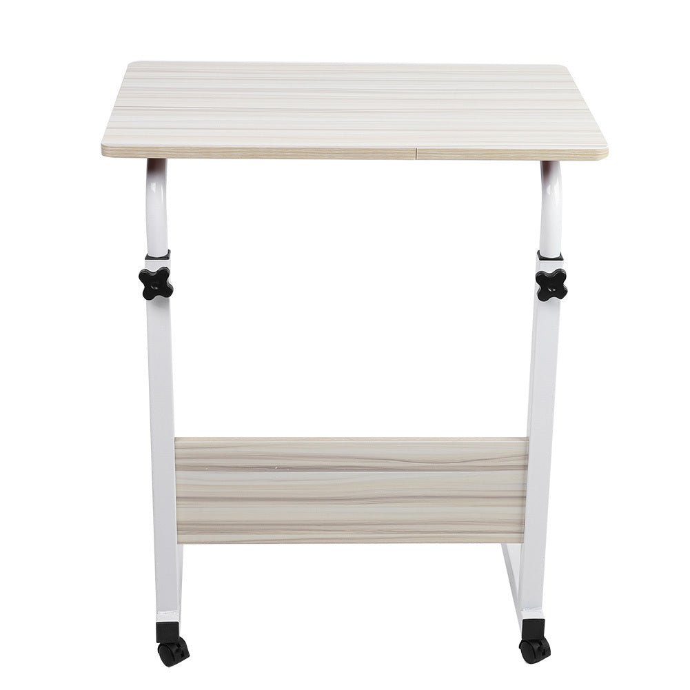 Portable laptop desk for home office featuring a sleek design with adjustable height and sturdy legs