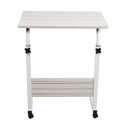 Portable laptop desk for home office featuring a sleek design with adjustable height and sturdy legs
